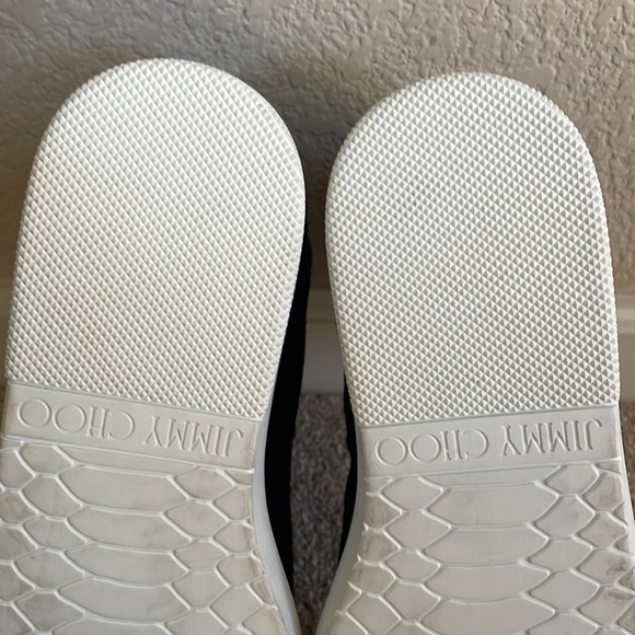 Men’s Jimmy Choo Leopard Print Calf Hair High Tops - Picture 7 of 9